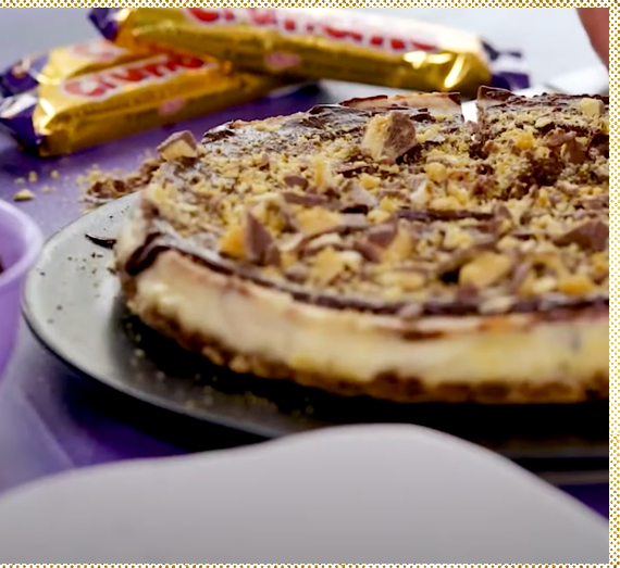 Crunchie Choc Cheesecake