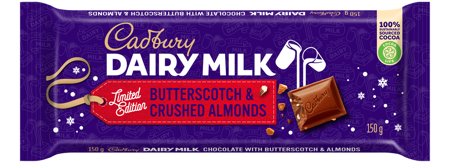 Cadbury Butterscotch & Crushed Almond